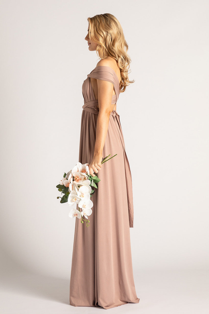 Classic Infinity Multiway Bridesmaids and Formal Dress in Rude Nude