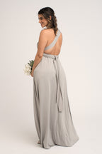 Classic Multiway Infinity Dress in Silver