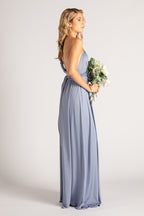 Classic Multiway Infinity Bridesmaids and Formal Dress In Steel Blue