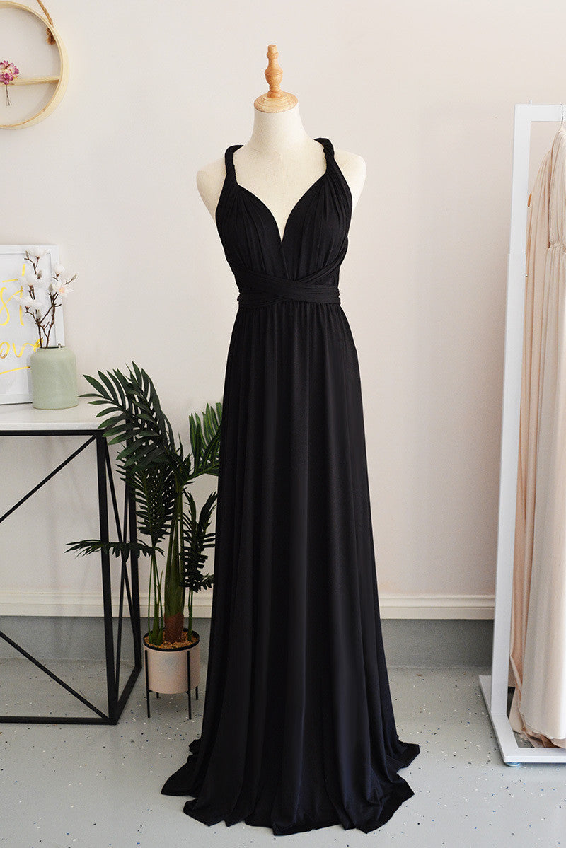 Classic Multiway Infinity Bridesmaid Dress In Black - Formal Dresses For Sale | ModelChic Classic Multiway Infinity Bridesmaid Dress In Black - Formal Dresses For Sale | ModelChic