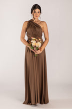 Classic Multiway Infinity Dress in Chocolate