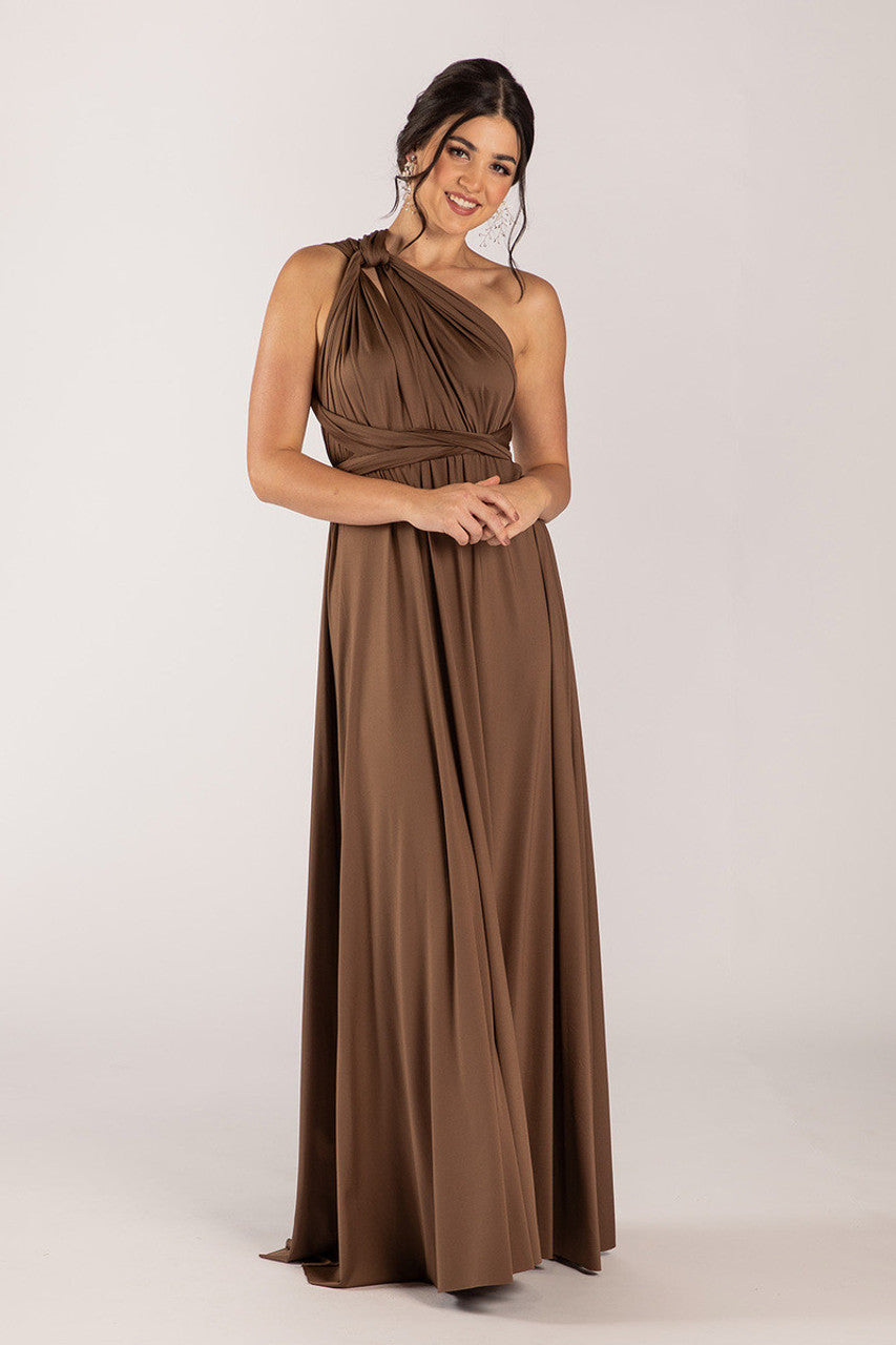 Classic Infinity Dress in Chocolate