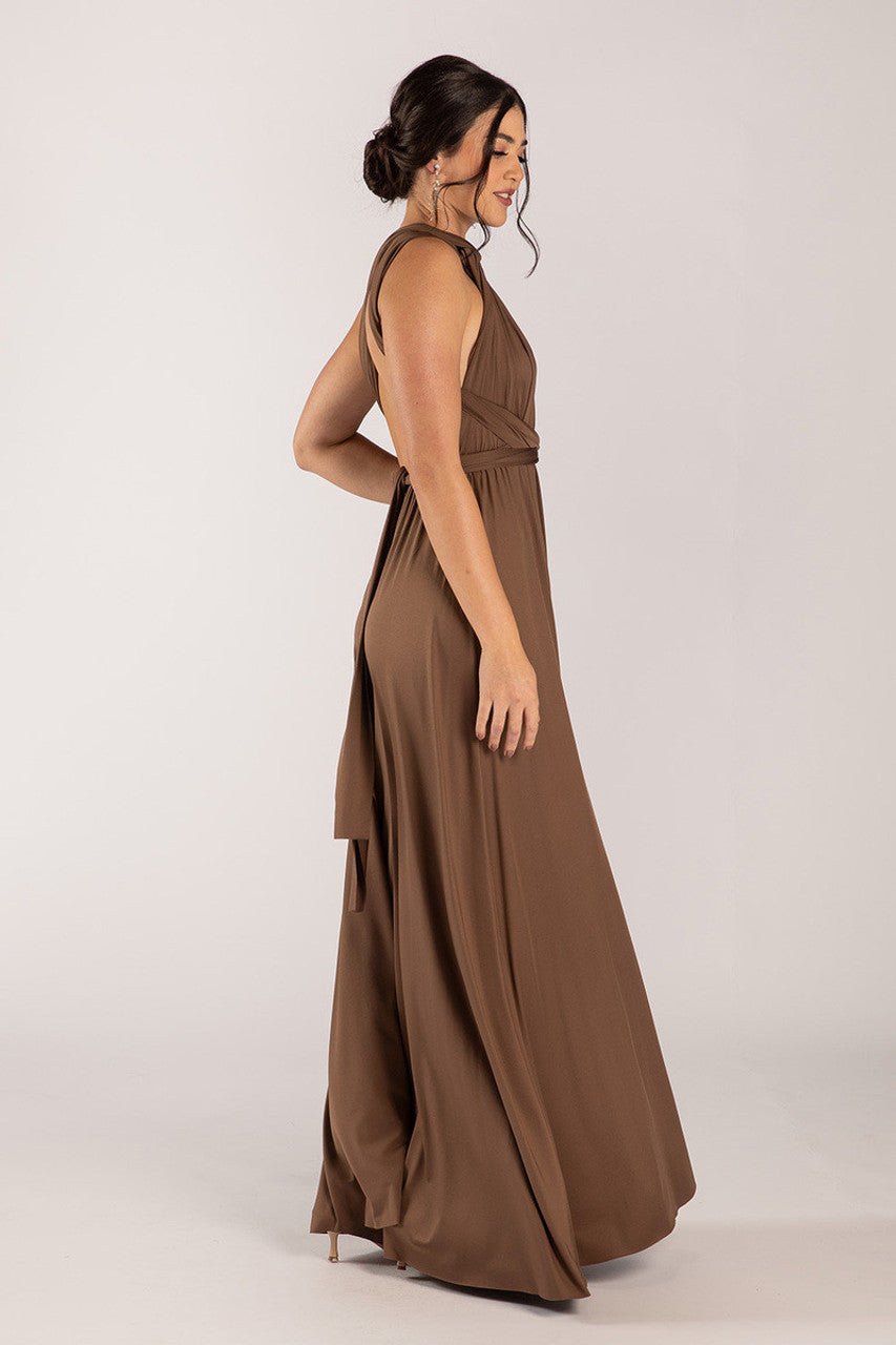 Classic Infinity Dress in Chocolate