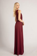Dark burgundy Infinity Multiway Dress For Formal or Bridesmaids Dress