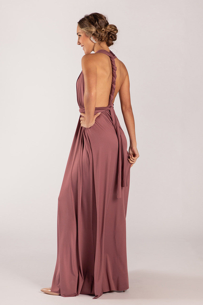 Classic Infinity Dress in Dusty Mauve