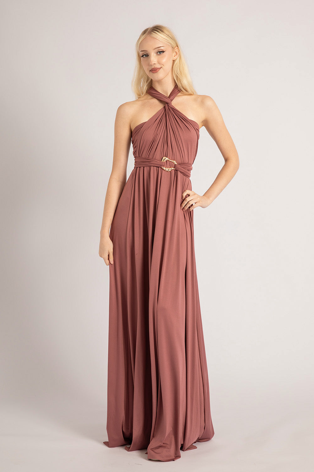 Classic Multiway Infinity Dress in Dusty Mauve For Sale - Bridesmaids Dresses