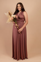 Classic Infinity Dress in Dusty Mauve