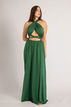 Classic Multiway Infinity Dress in Emerald Green