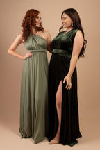 Classic Infinity Dress in Khaki