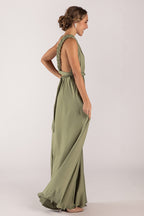 Classic Infinity Dress in Khaki