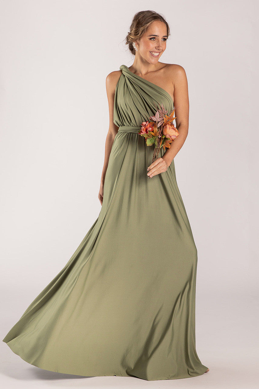 Classic Infinity Dress in Khaki