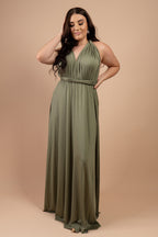 Classic Infinity Dress in Khaki