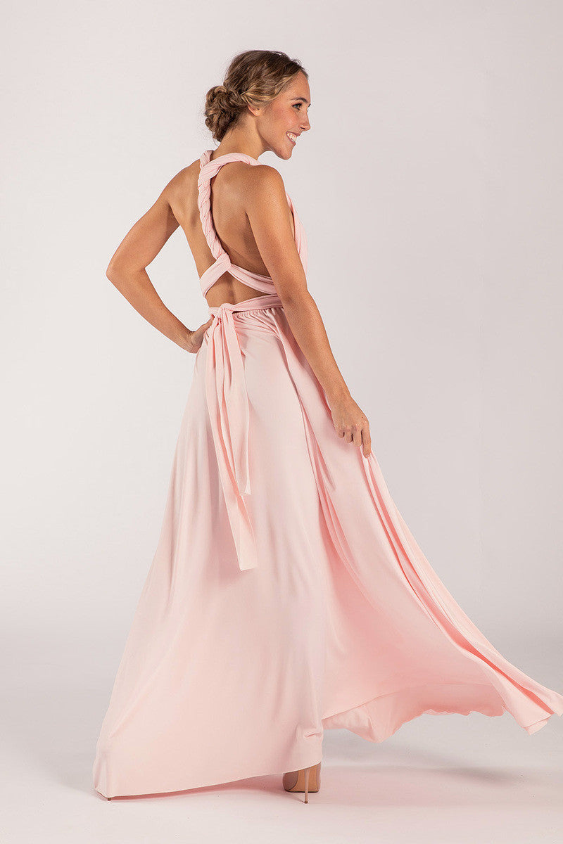 Classic Multiway Infinity Dress in Light Pink