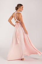Classic Multiway Infinity Dress in Light Pink