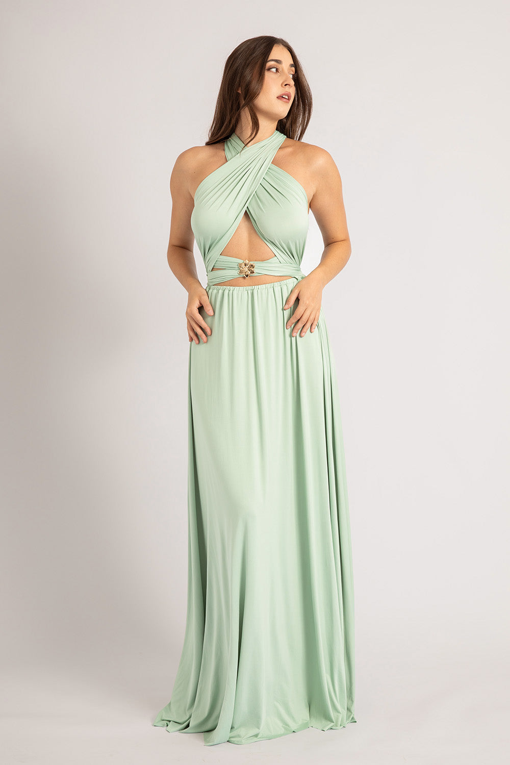 Sage Green Bridesmaid Dresses UK | Multiway Infinity | Model Chic Sage Green Bridesmaid Dresses UK | Multiway Infinity | Model Chic
