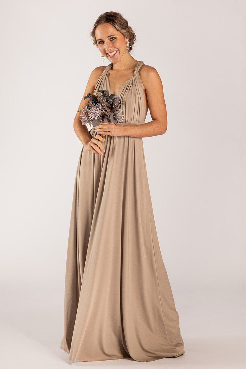 Classic Infinity Dress in Mocha