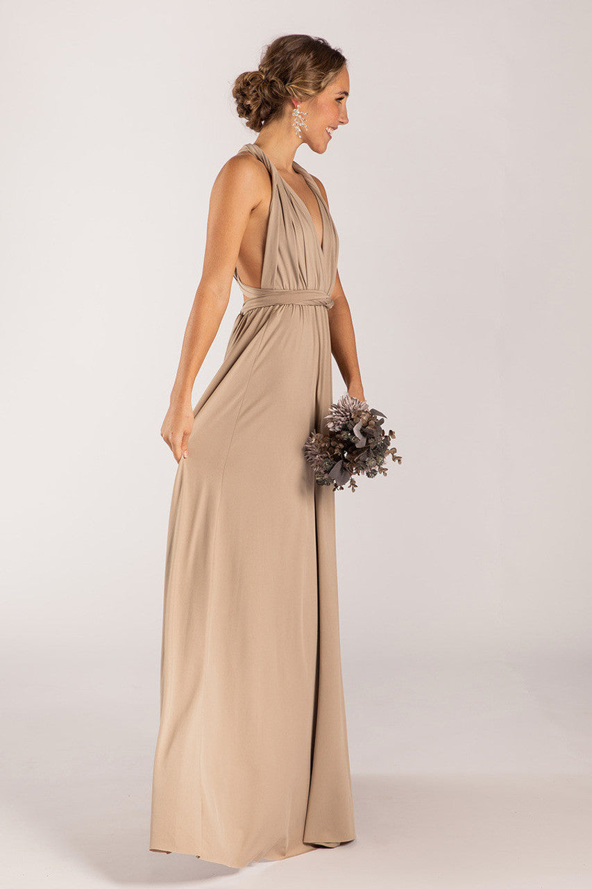 Classic Infinity Dress in Mocha