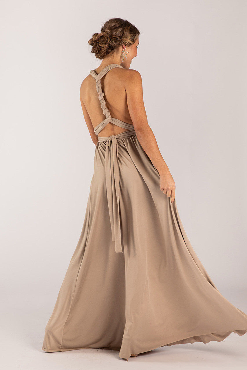 Classic Infinity Dress in Mocha