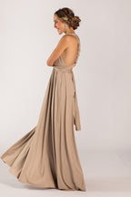 Classic Infinity Dress in Mocha