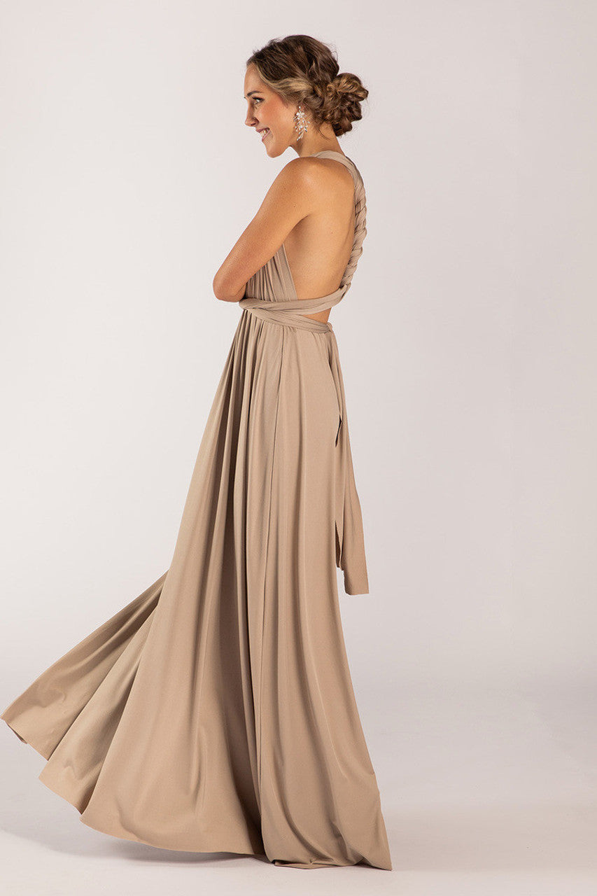 Classic Infinity Dress in Mocha