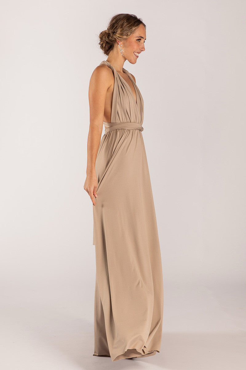 Classic Multiway Infinity Dress in Mocha