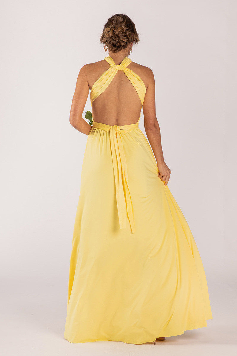 Classic Multiway Infinity Dress in Yellow