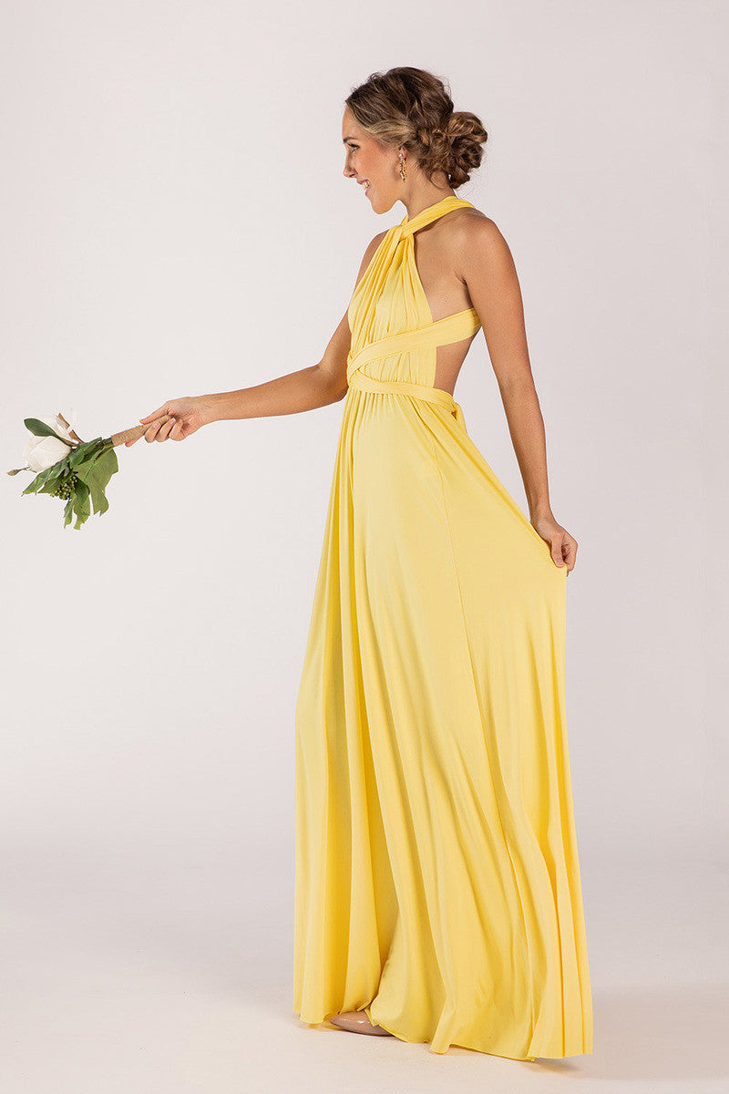 Classic Multiway Infinity Dress in Yellow