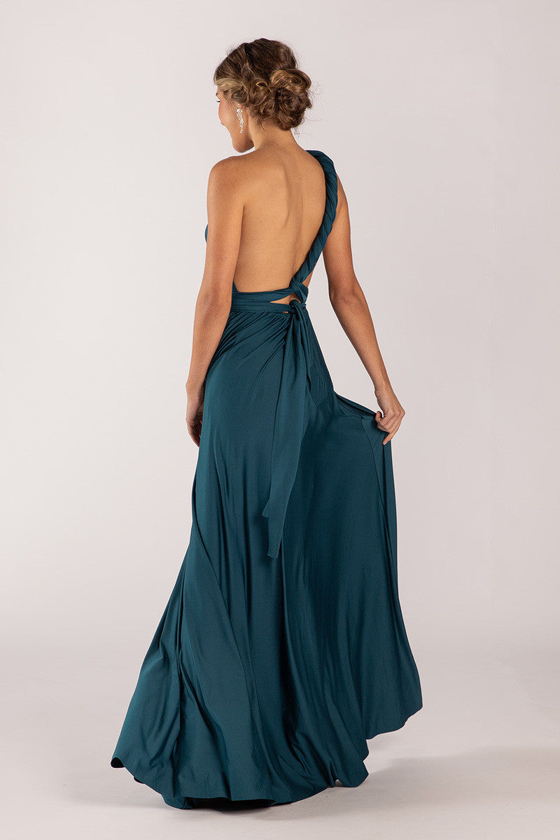 Classic Multiway Infinity Dress in Peacock