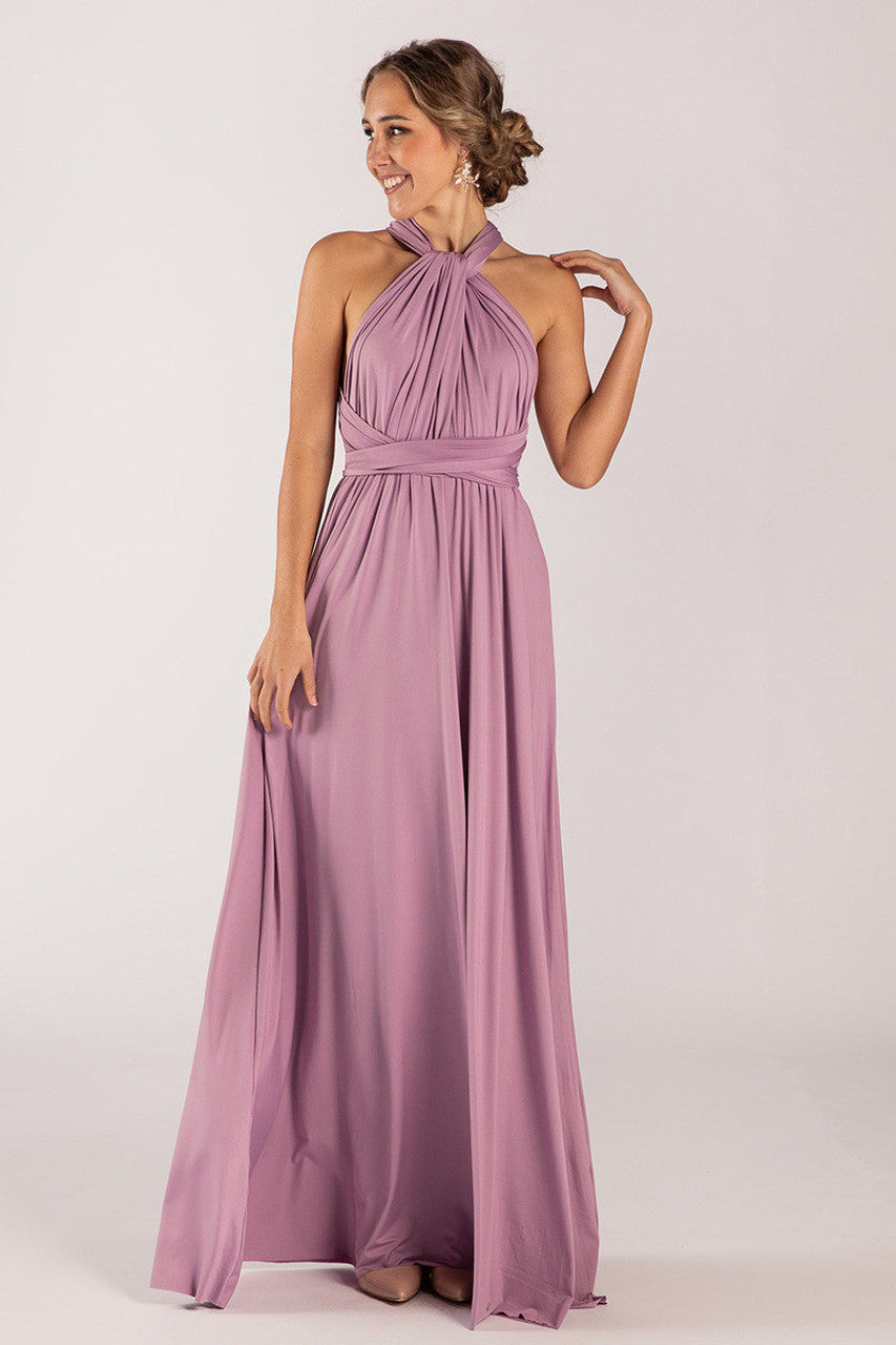 Classic Infinity Dress in Dusty Purple