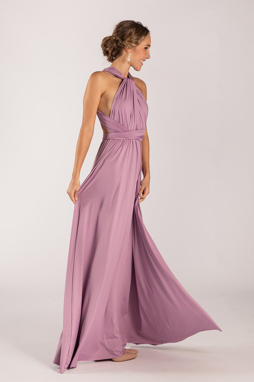 Classic Infinity Dress in Dusty Purple