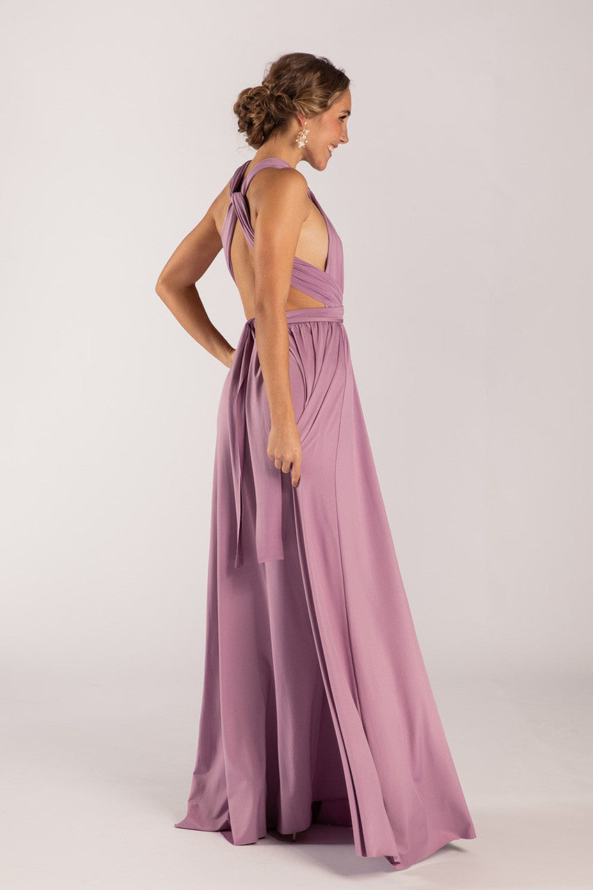 Classic Infinity Dress in Dusty Purple