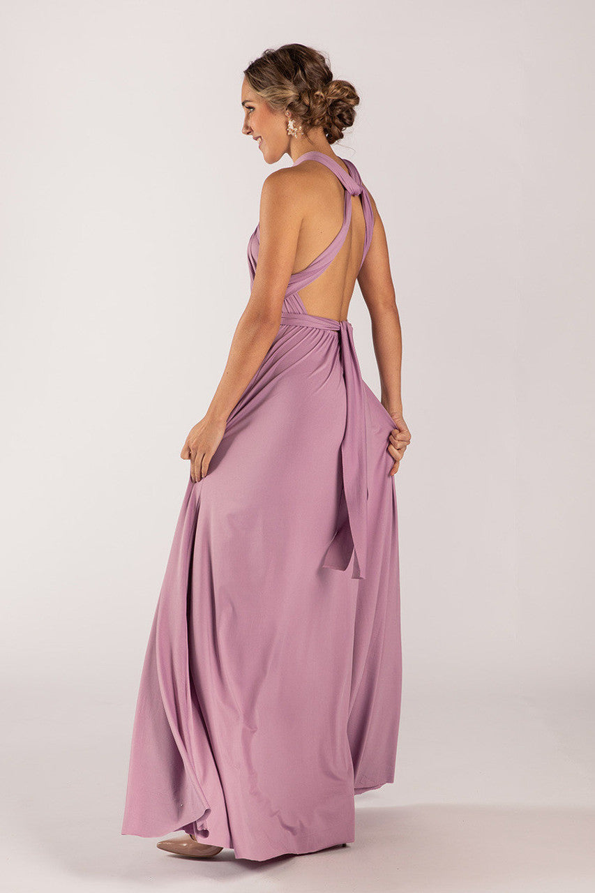 Classic Infinity Dress in Dusty Purple