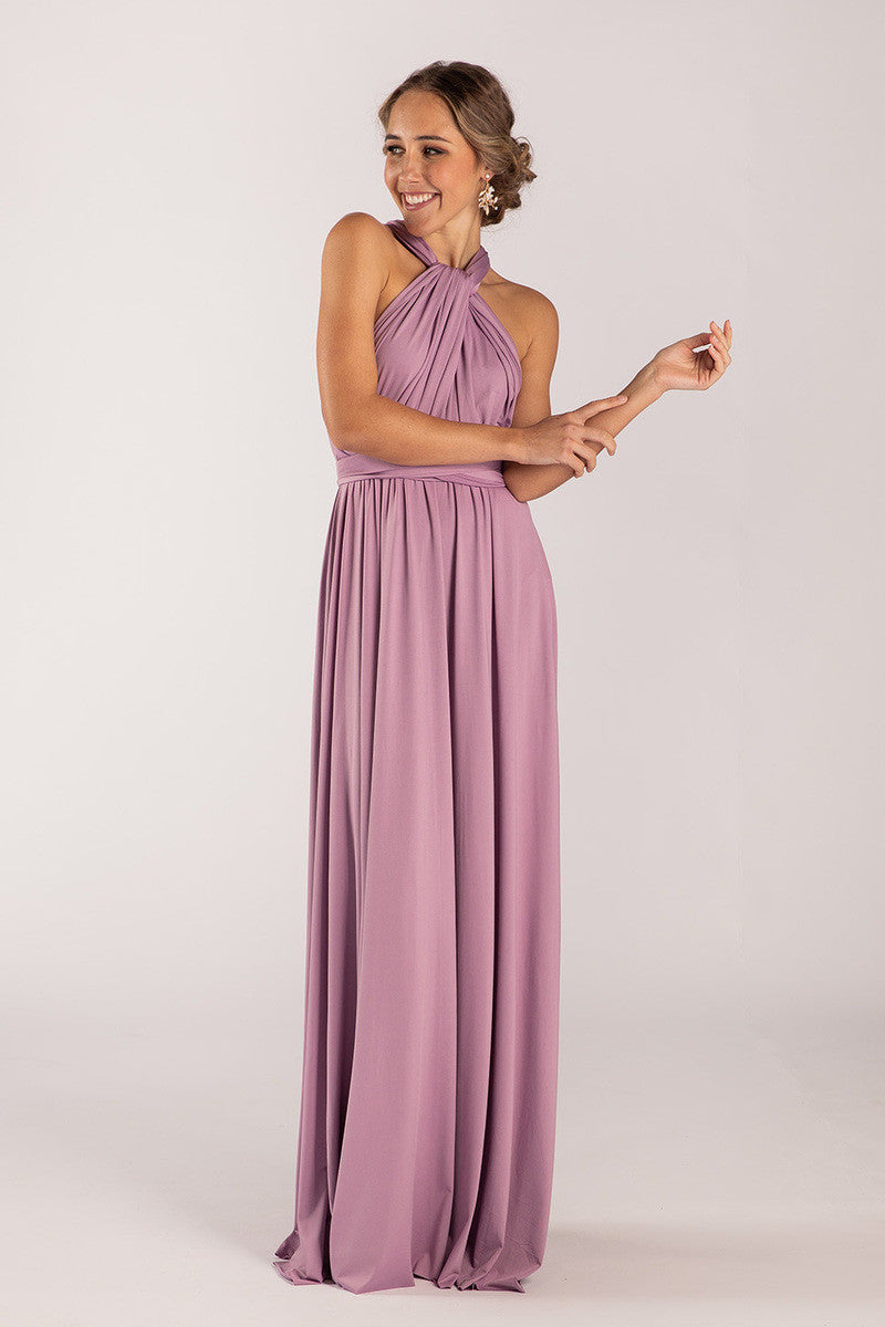 Classic Multiway Infinity Dress in Dusty Purple