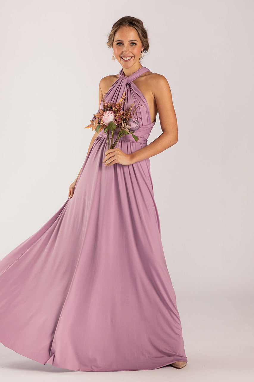 Classic Infinity Dress in Dusty Purple