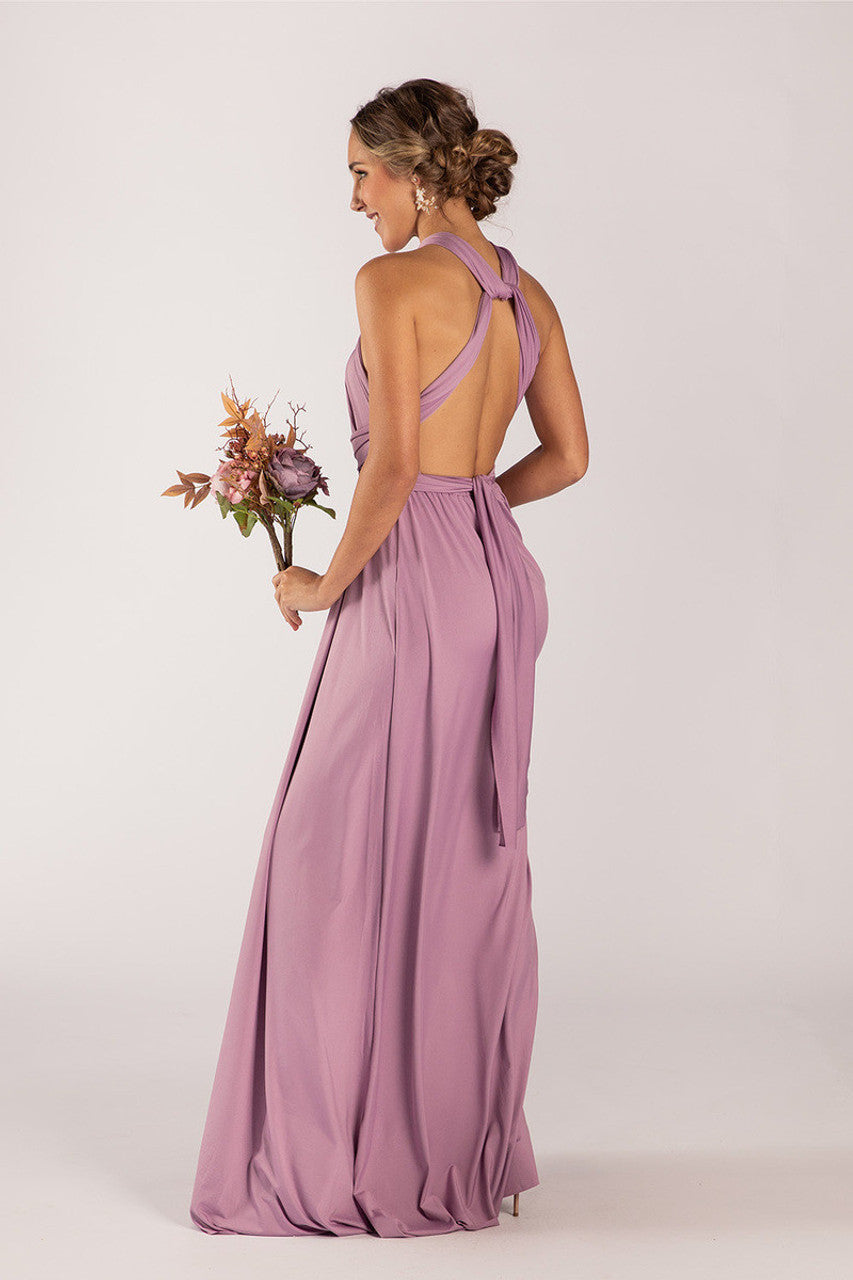 Classic Infinity Dress in Dusty Purple
