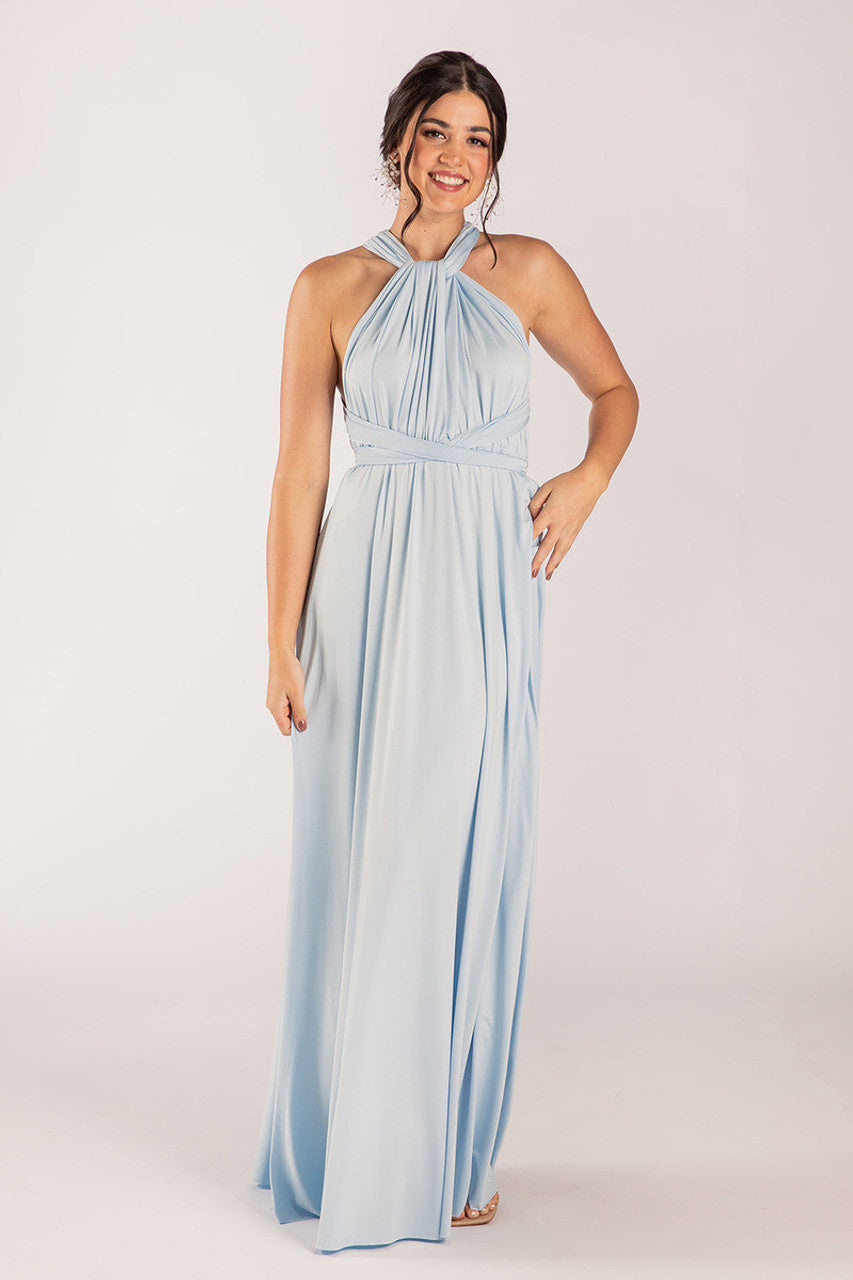 Classic Infinity Dress in Powder Blue
