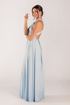 Classic Infinity Dress in Powder Blue