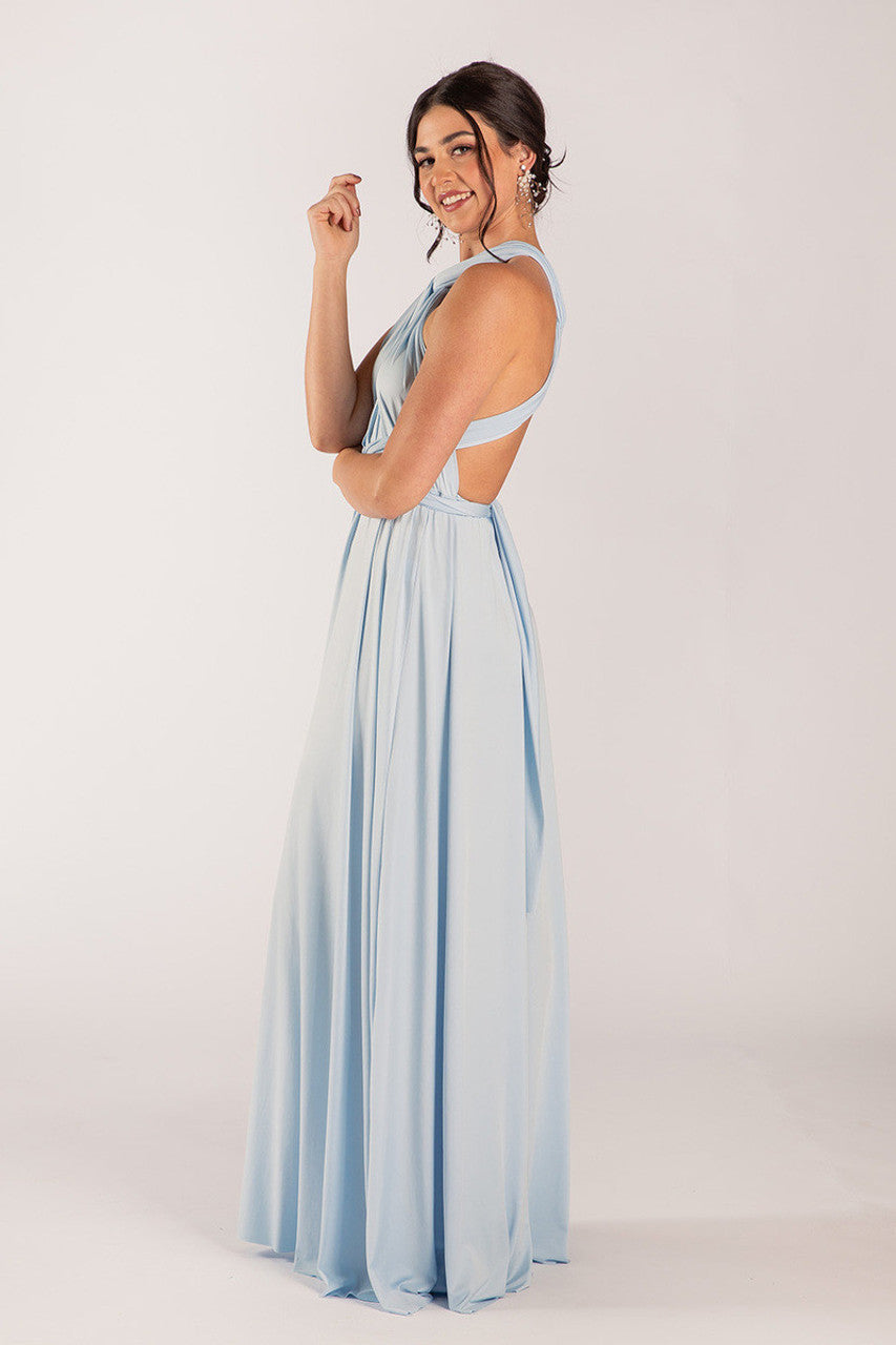 Classic Infinity Dress in Powder Blue