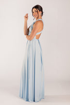Classic Multiway Infinity Dress in Powder Blue