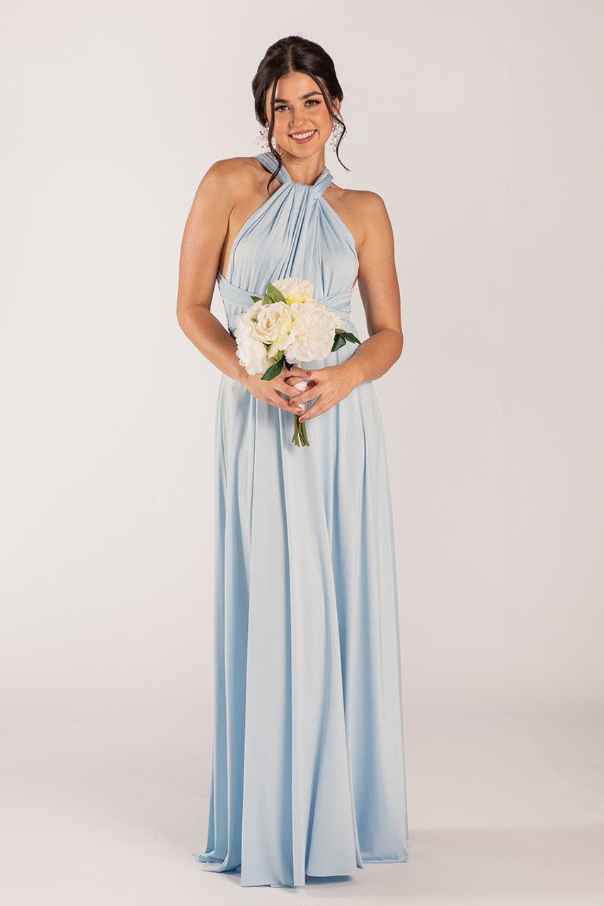 Classic Infinity Dress in Powder Blue