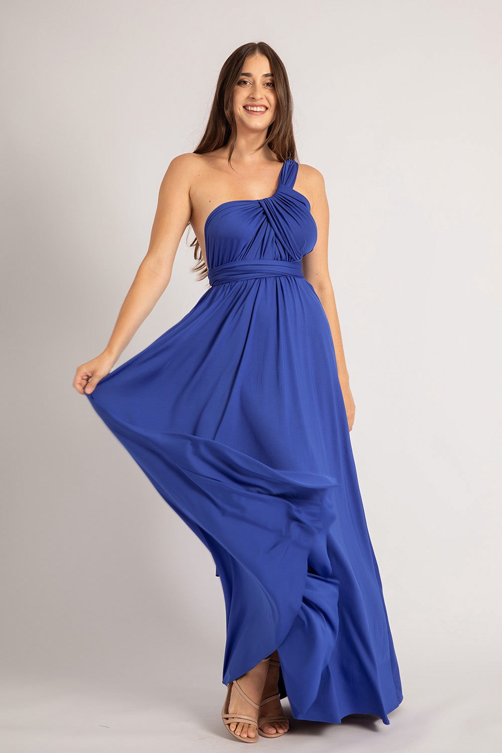 Classic Multiway Infinity Bridesmaid Dress in Royal Blue For Sale Online