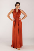 Classic Infinity Dress in Rust