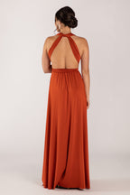 Classic Infinity Dress in Rust