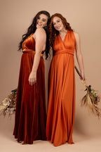Classic Multiway Infinity Dress in Rustic Orange