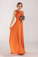 Classic Multiway Infinity Dress in Rustic Orange