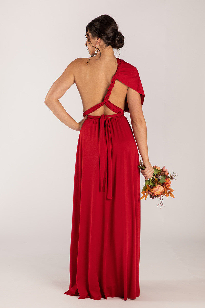 Classic Multiway Infinity Dress in Wine