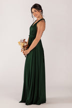 Classic Infinity Dress in Hunter Green