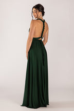 Classic Infinity Dress in Hunter Green