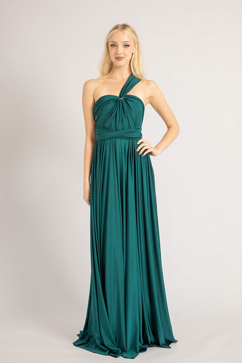infinity dress teal green Infinity Bridesmaid Infinity Dress Blue Green 14 Beautiful Dark Teal Bridesmaid Dresses: Maxi Midi Ideas