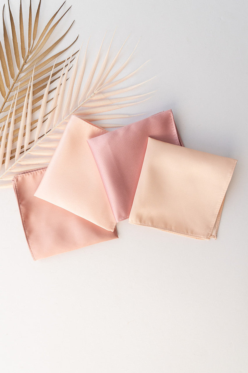 Groomsmen Satin Pocket Squares